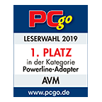 AVM wird in der Kategorie „Powerline-Adapter“ in Leserwahl auf den ersten Platz gewählt